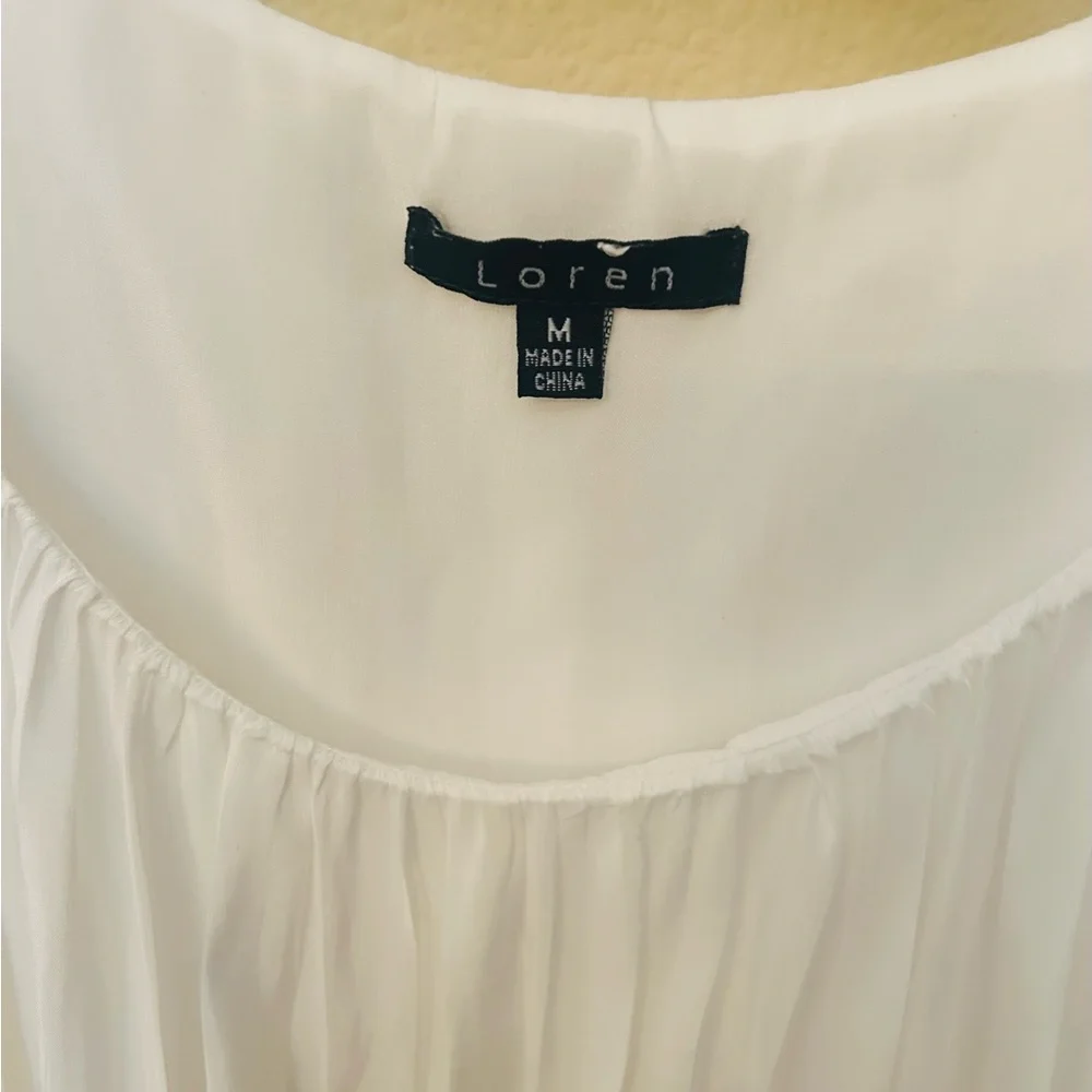 Women shirt, Round Neck Cinched Waist